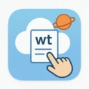 WriteThere: Just a simple text editor icon